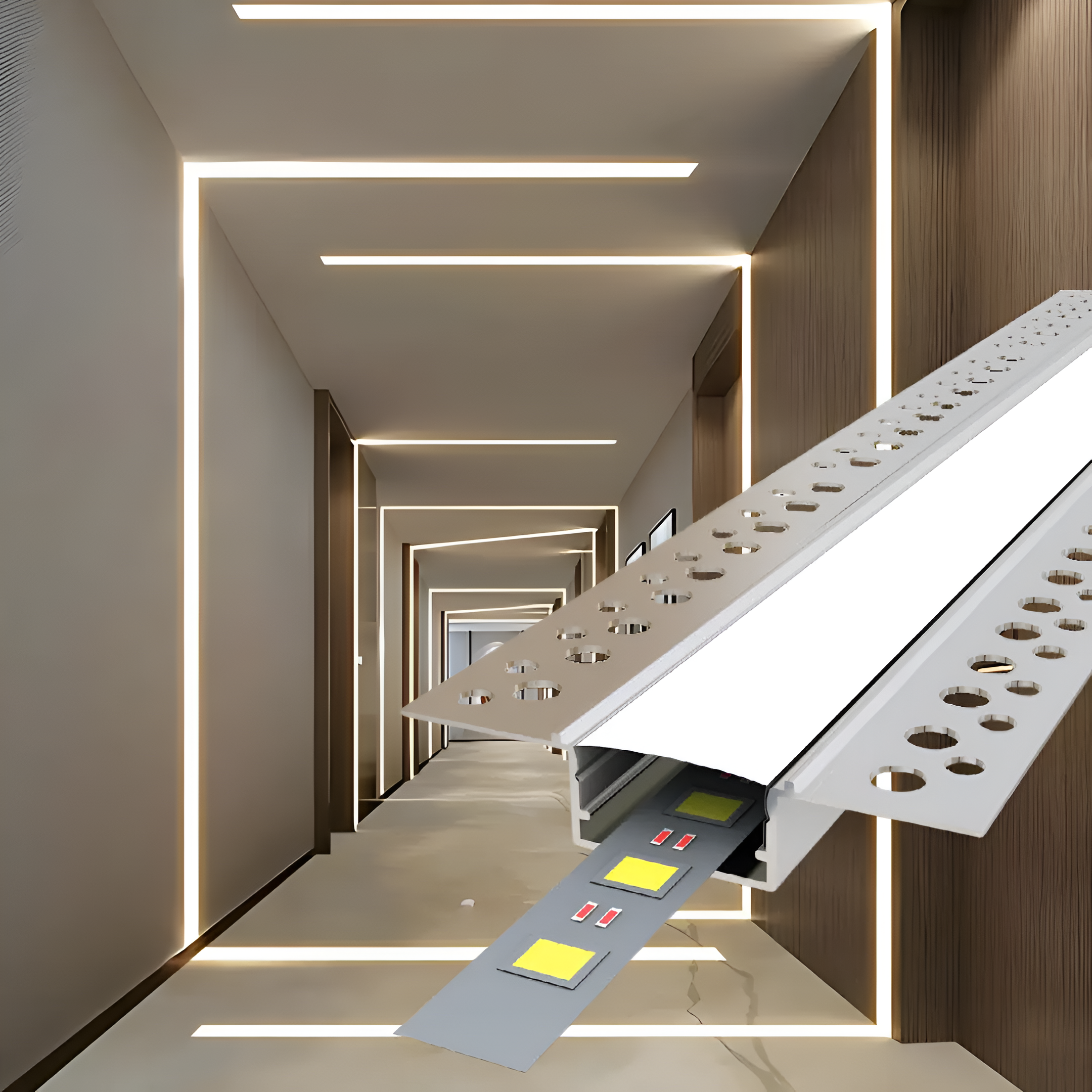 2.2CM Trimless LED Profili