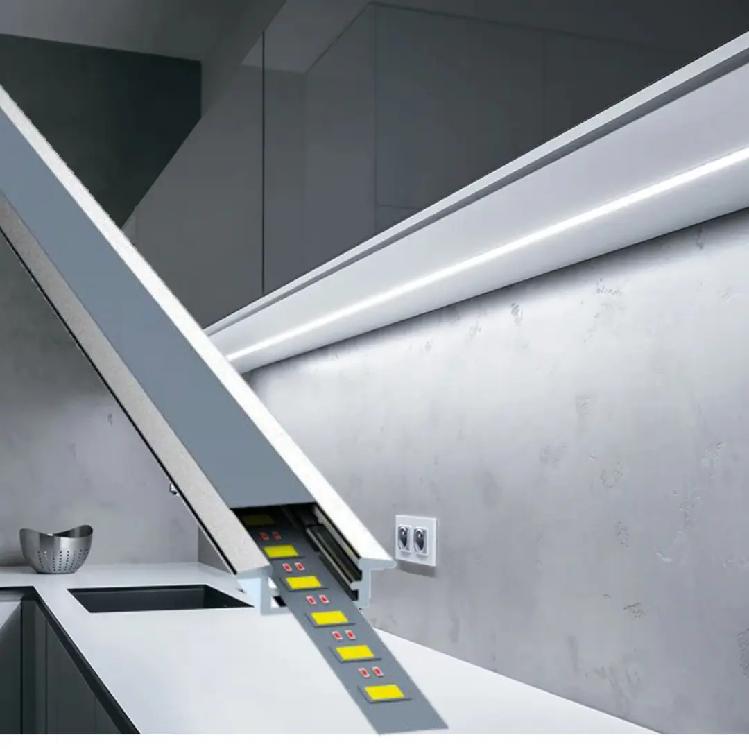 7X22 Kanatlı LED Profili