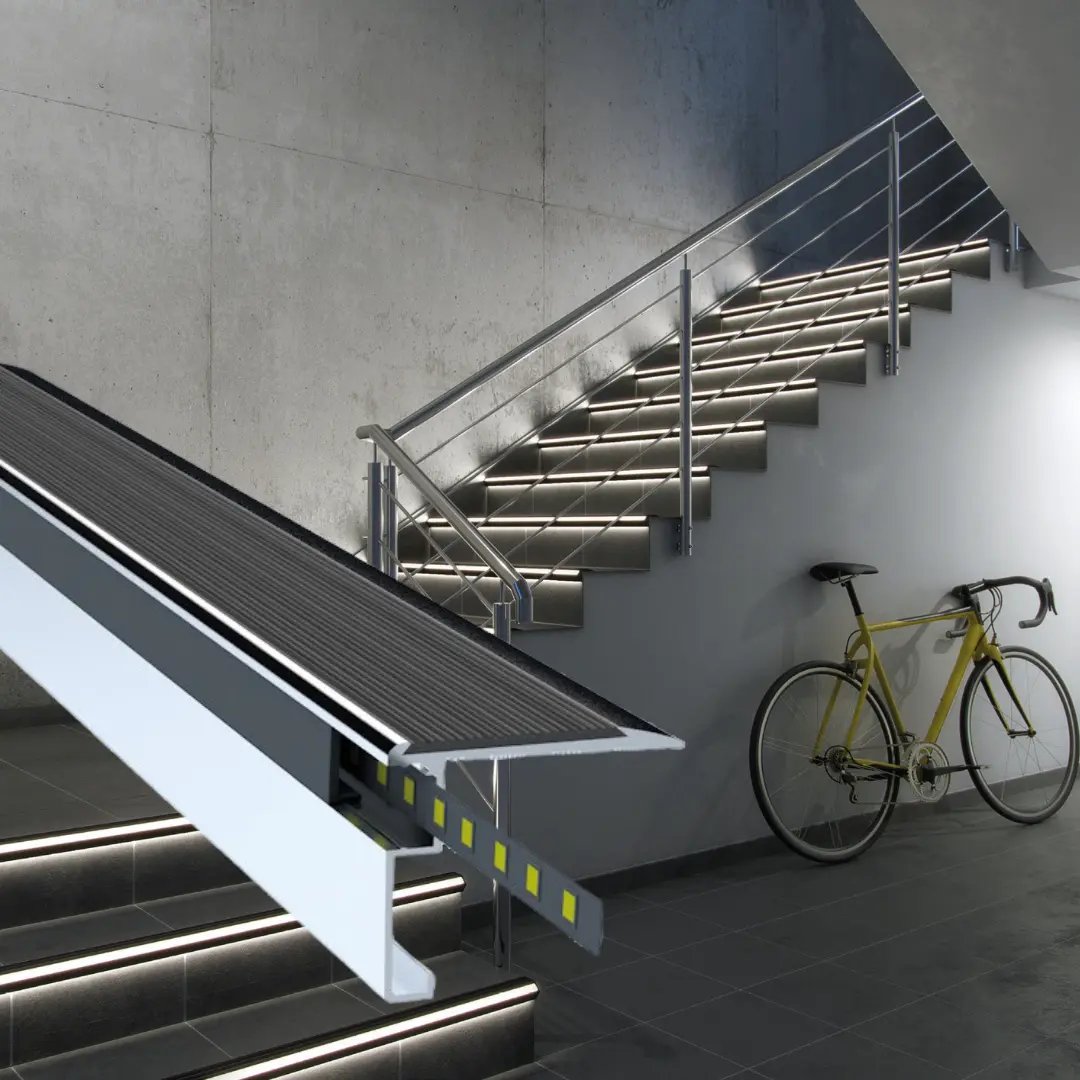 LED'li Merdiven Basamak Profili