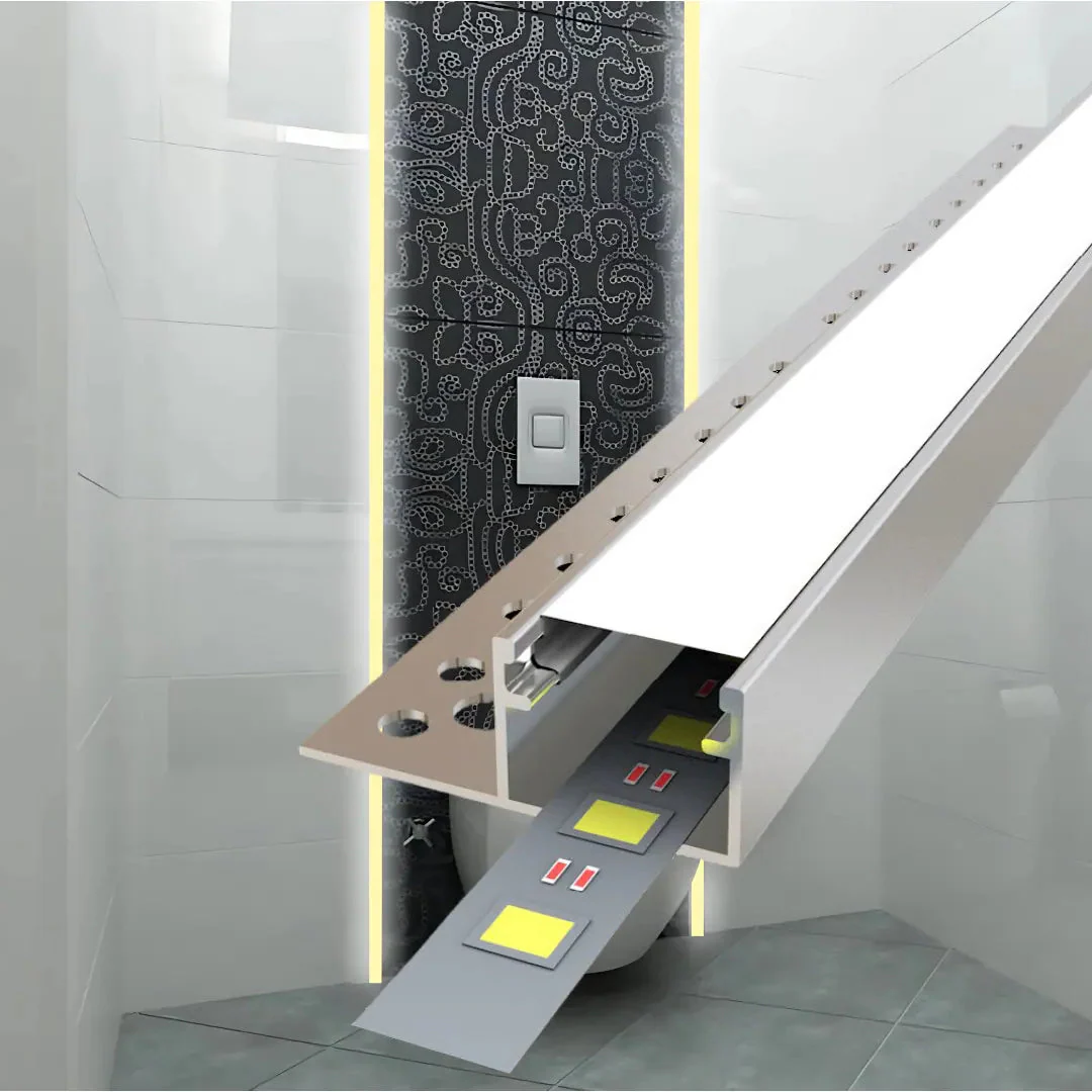 Tek Kanatlı Ters Trimless LED Profili