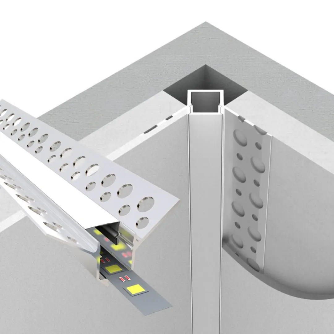 Trimless İç Köşe LED Profili